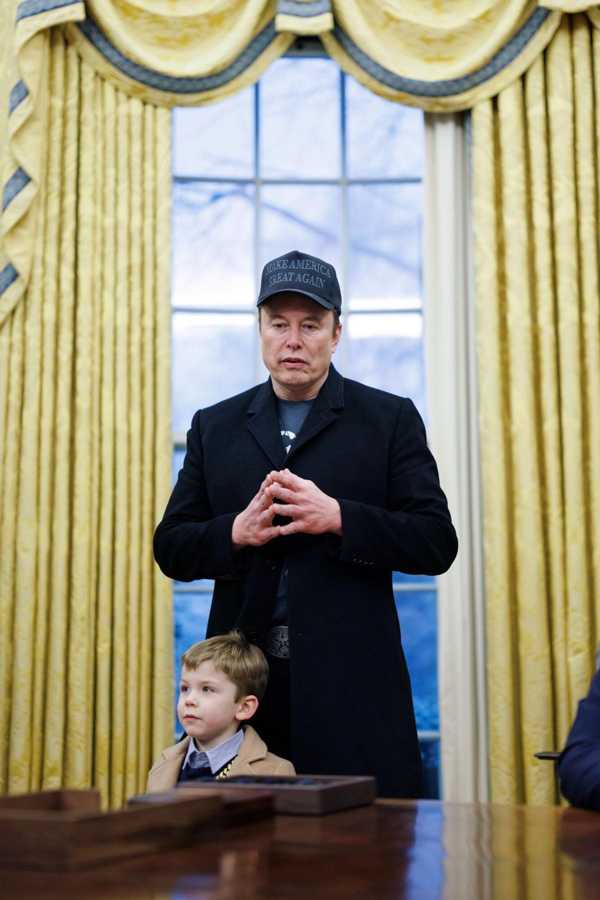 El hijo de Elon Musk, protagonista en la Casa Blanca