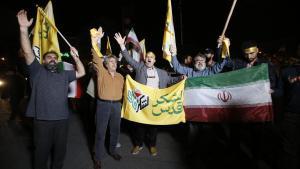 Manifestación contra Israel en Teherán