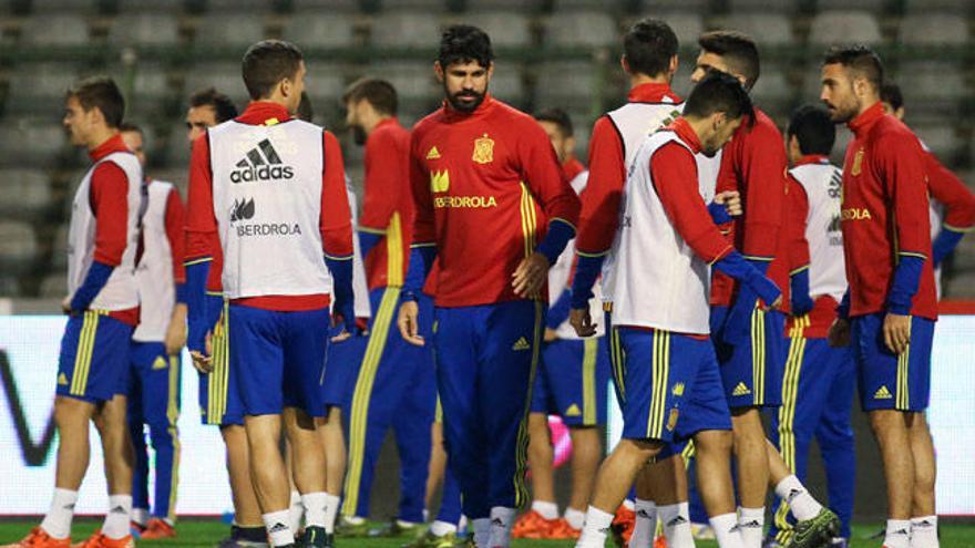 Entrenamiento de la selección española // EFE