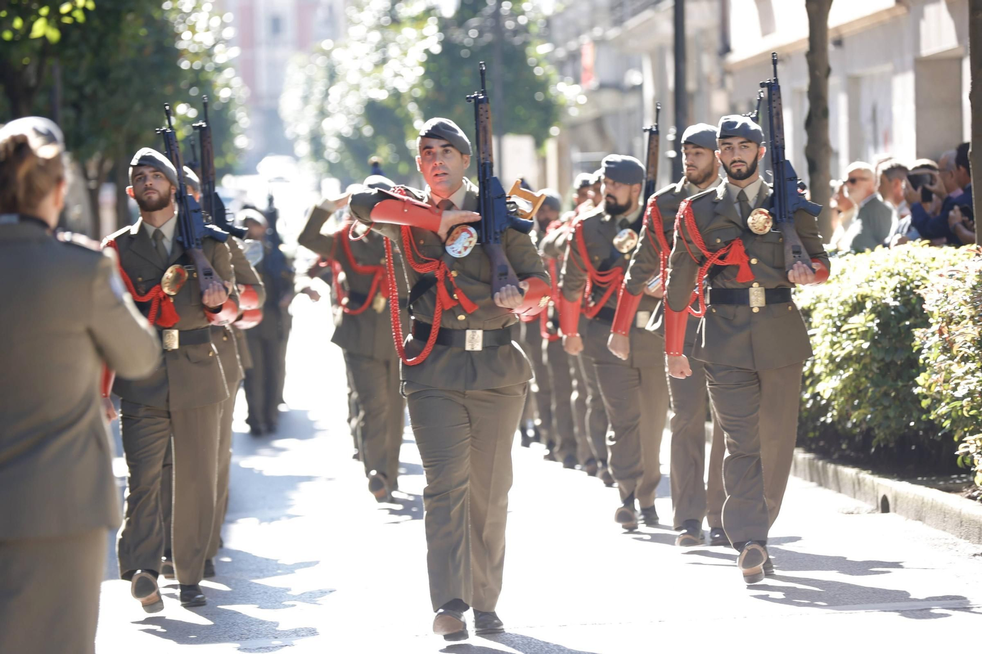 Parada militar en Oviedo para homenajear al Cabo Noval