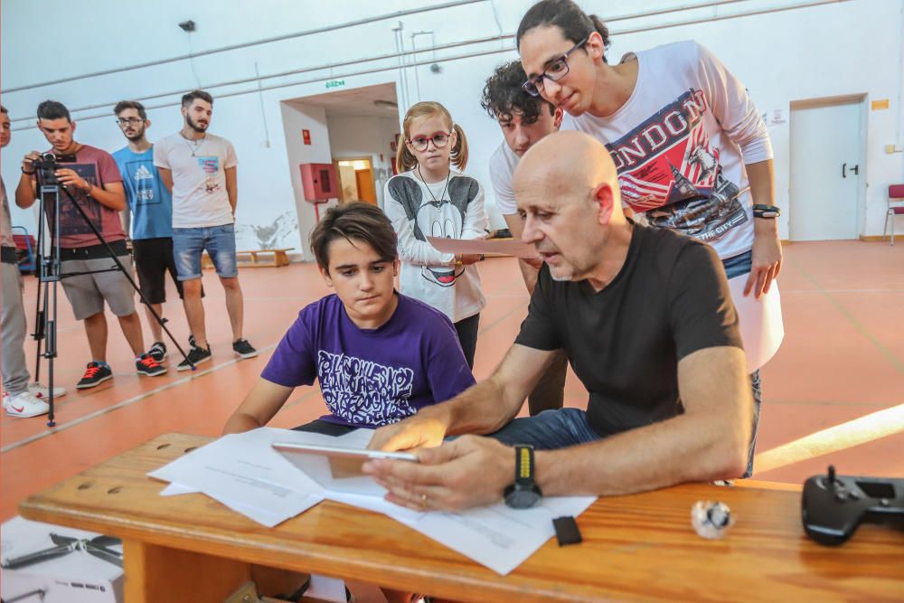 Taller de programación de drones en el IES El Palm