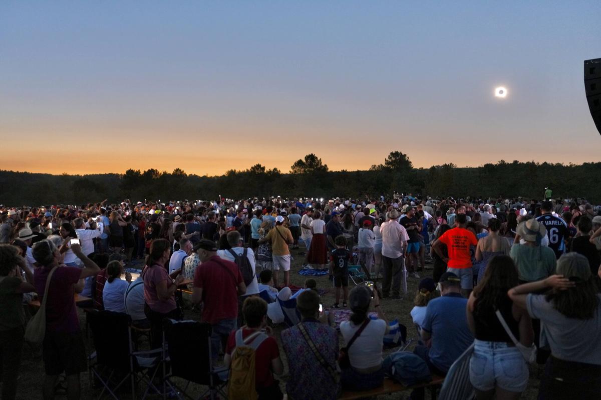 El eclipse desde la comarca del Deza, en imágenes El eclipse desde la comarca del Deza, en imágenes