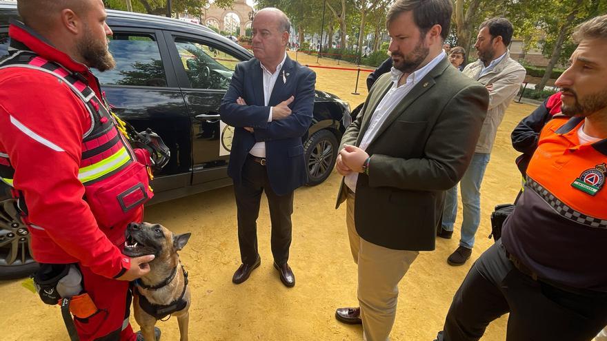 Antequera contará con el apoyo de la unidad de rescate y salvamento canino en situaciones de emergencia