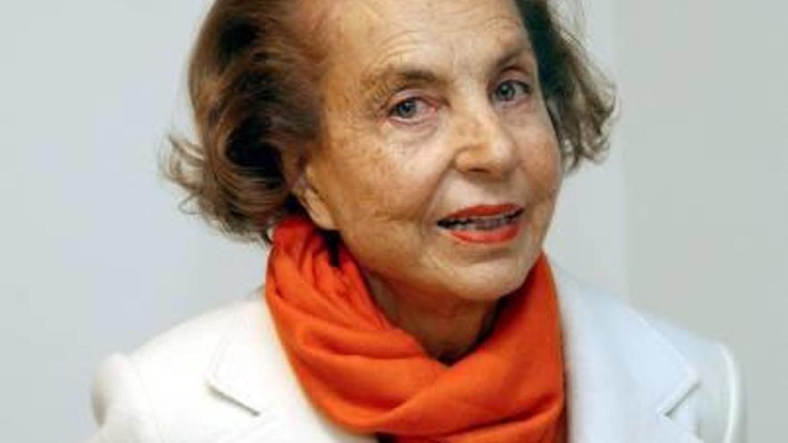 La empresaria Liliane Bettencourt.