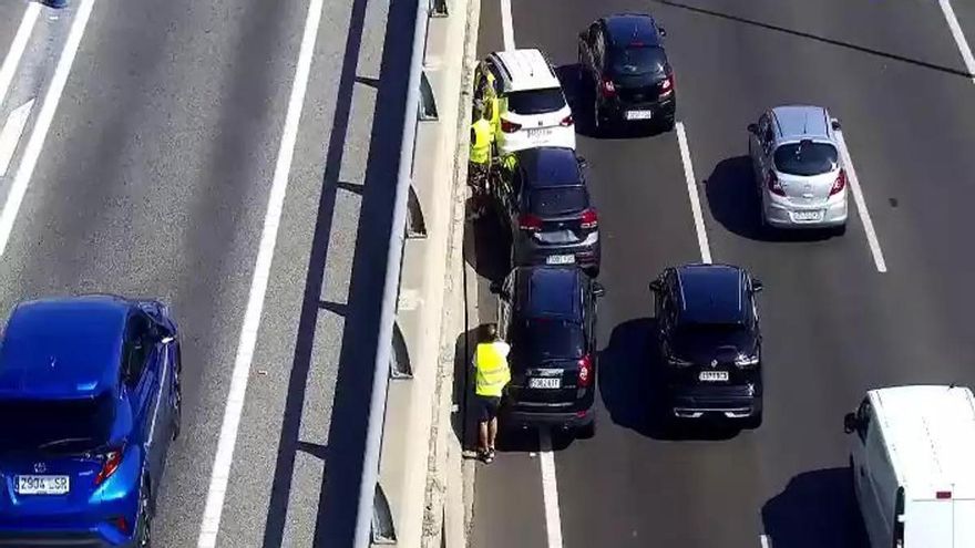 Els Mossos detenen el conductor d’un cotxe que va patir un accident a l’A-2 a Sant Feliu i on va morir el copilot