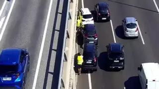 Els Mossos detenen el conductor d’un cotxe que va patir un accident a l’A-2 a Sant Feliu i on va morir el copilot