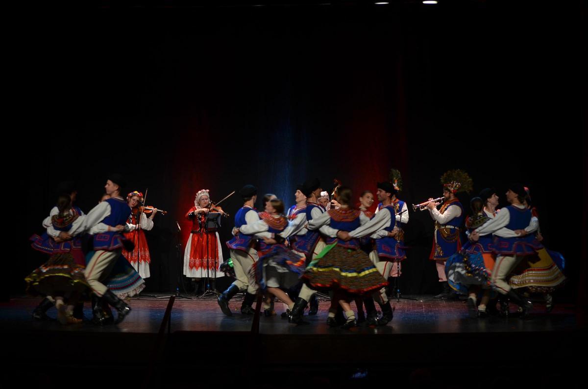 Festival Internacional de Folklore, grupo de Polonia.