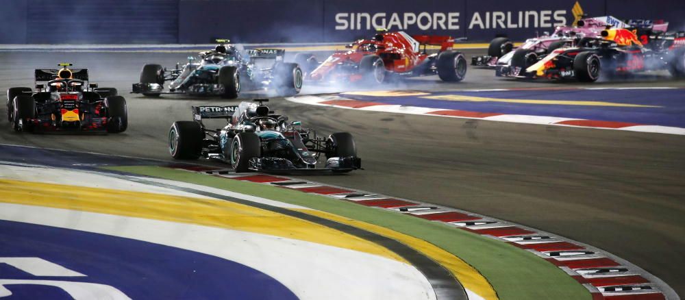 El GP de Singapur de Fórmula 1, en imágenes