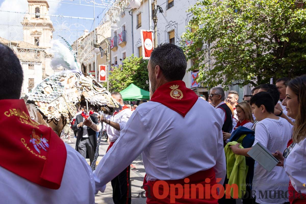 Recorrido Caballos del Vino día dos de mayo en Caravaca