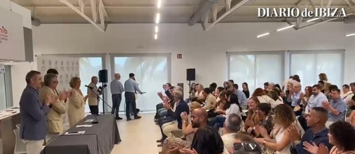 Reconocimiento a la primera promoción de hostelería en Ibiza