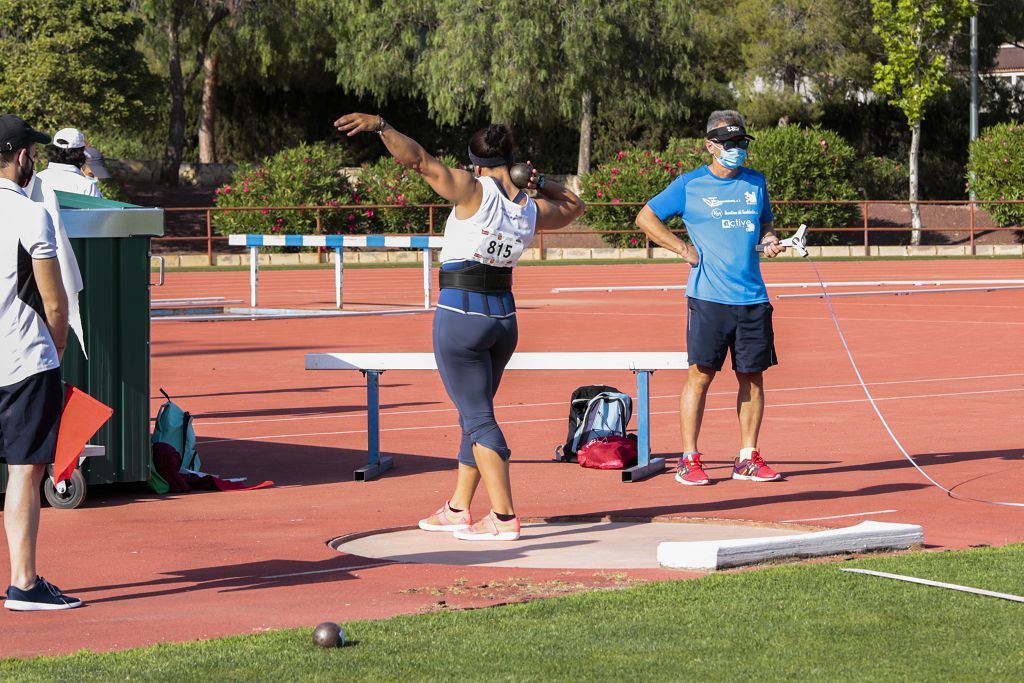 Campeonato regional de atletismo. Primera jornada