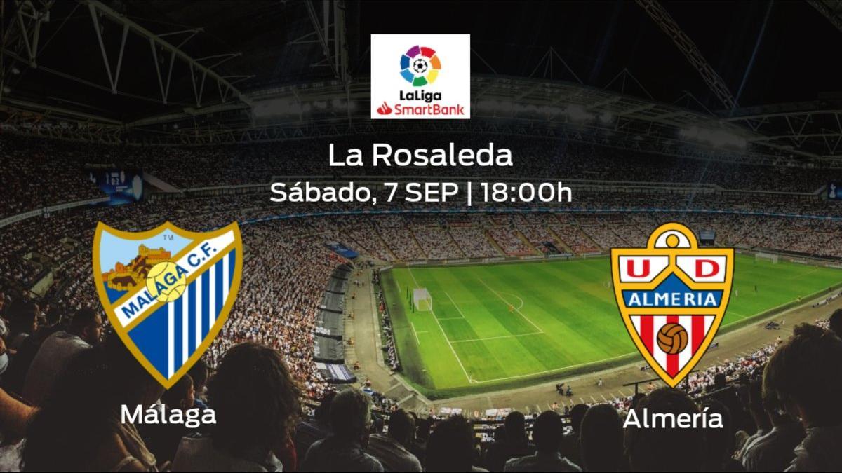 Jornada 4 de la Segunda División: previa del duelo Málaga - Almería