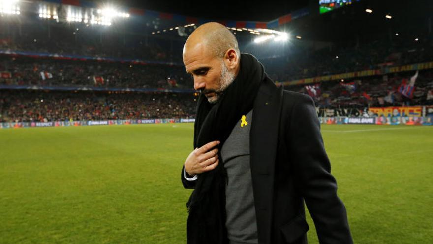 Pep Guardiola, ahir a Basilea