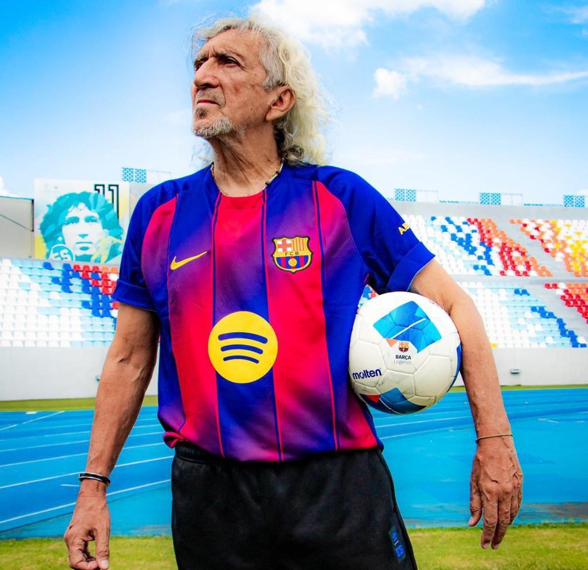 Mágico González will play with Barça in the Legends Classic in San Salvador
