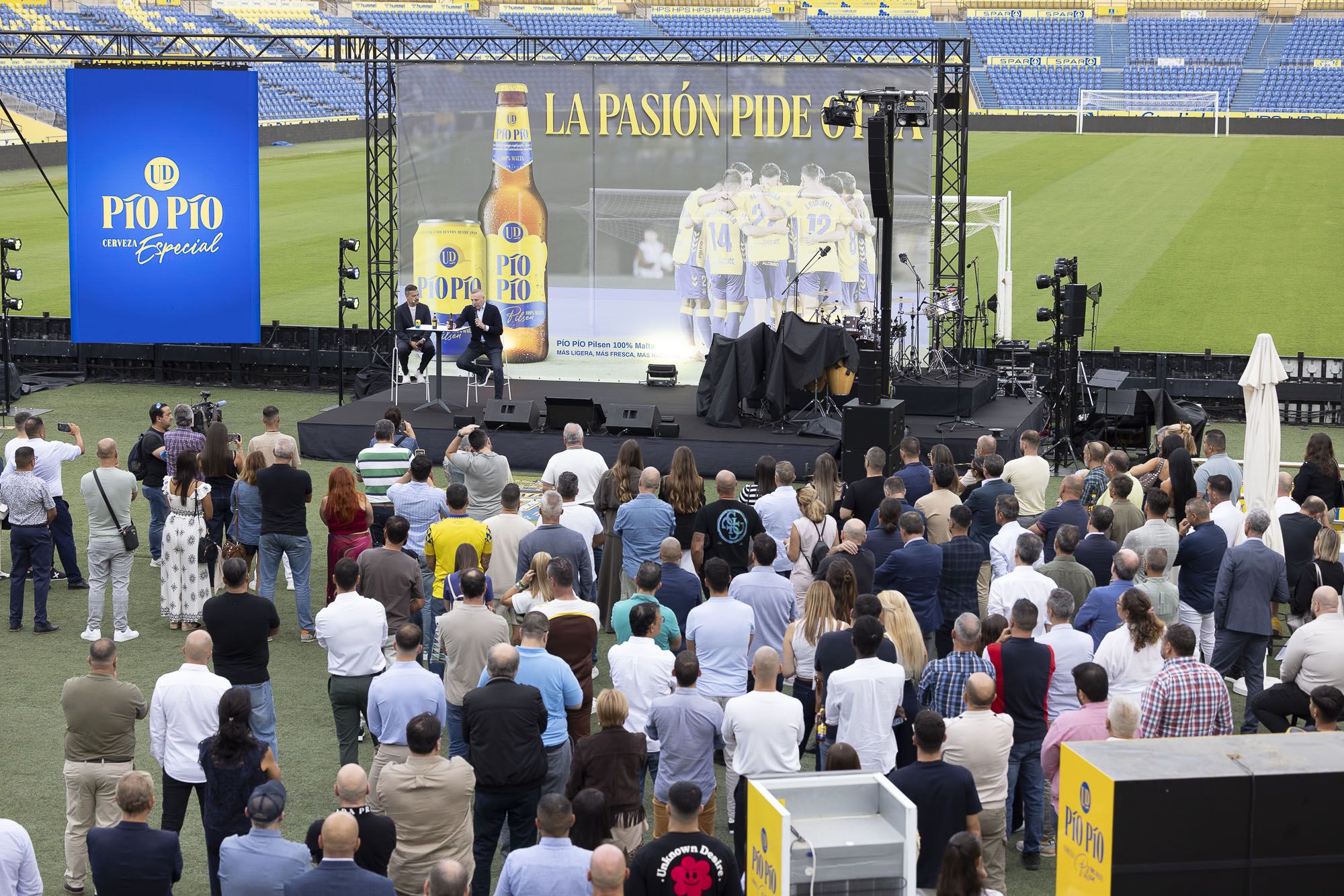 Presentación de la nueva cerveza Pío Pío