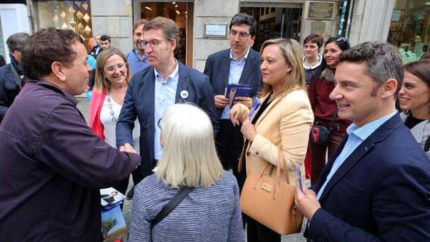 Feijóo, de paseo electoral hoy en Vigo