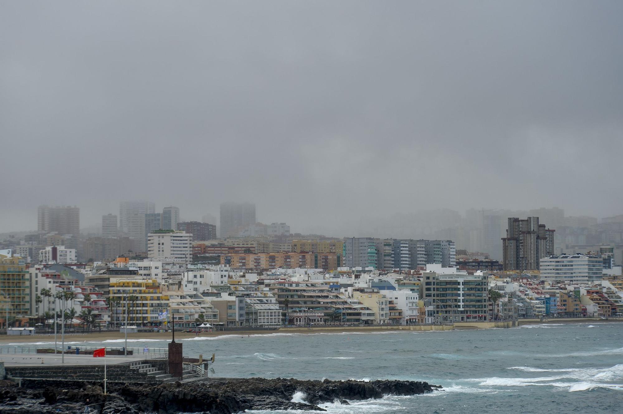 Jornada de frío y viento en Gran Canaria