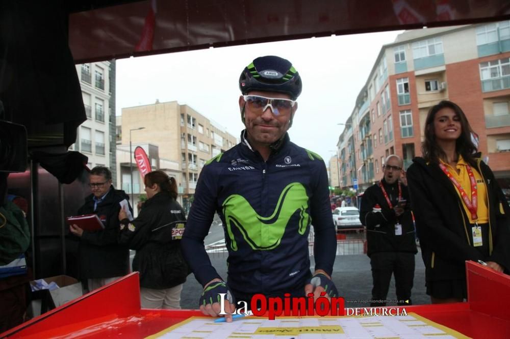 Salida de la Vuelta Ciclista a España desde Lorca