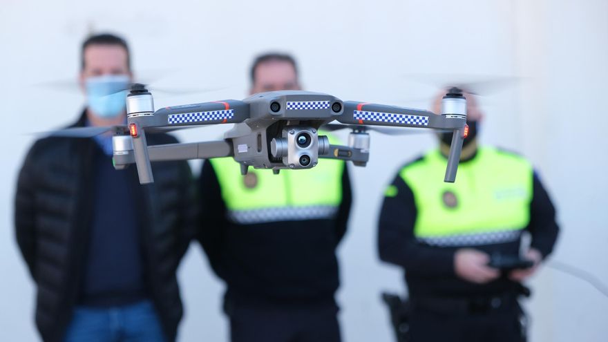 Los drones vigilarán los actos más multitudinarios de la Navidad en Elda
