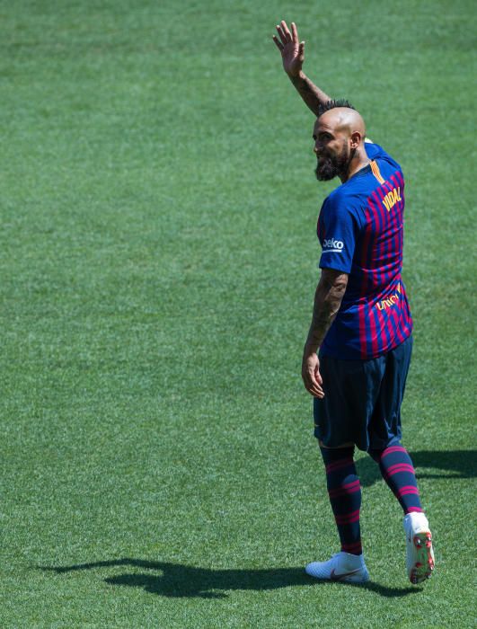 Presentació d'Arturo Vidal