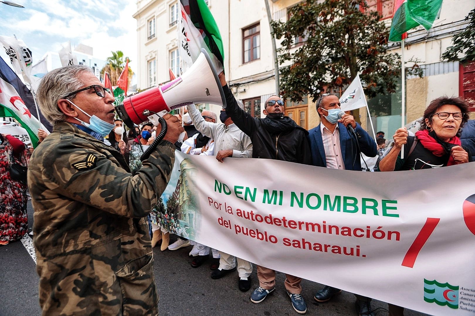 Concentración en apoyo de la autodeterminación de la causa del pueblo saharaui (26/(03/2022)