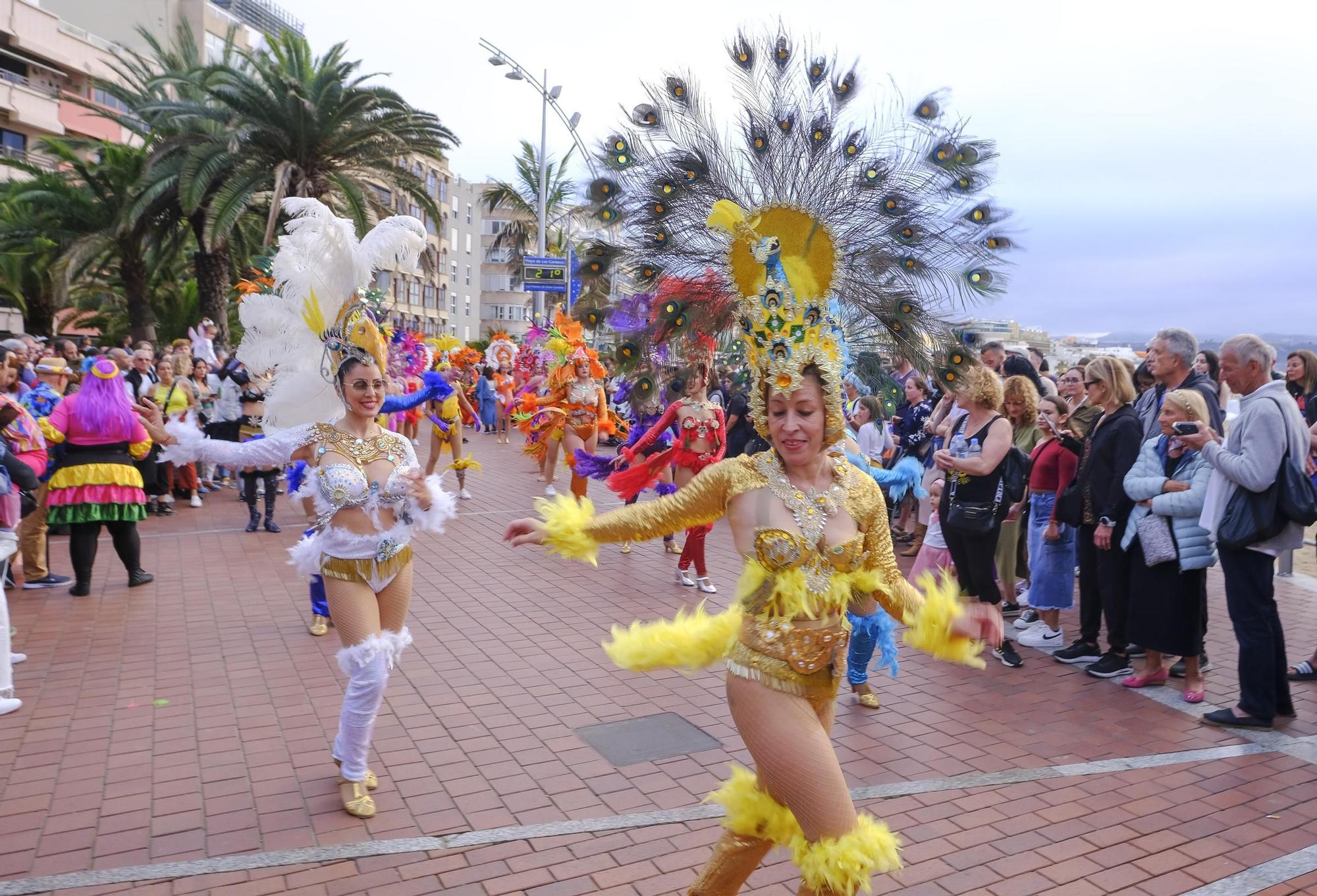 Encuentro de comparsas y batucadas del Carnaval de Las Palmas de Gran Canaria 2024
