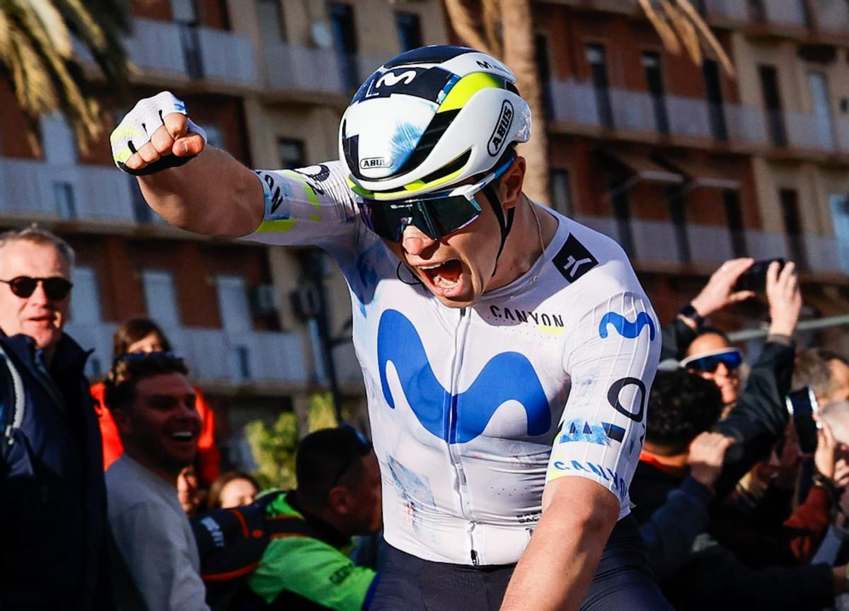 Evenepoel se corona en Valencia y Raúl García Pierna gana la última etapa Evenepoel se corona en Valencia y Raúl García Pierna gana la última etapa