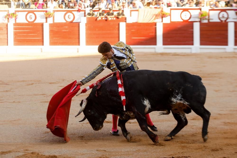 Novillada en El Bibio en la Feria de Begoña 2018.