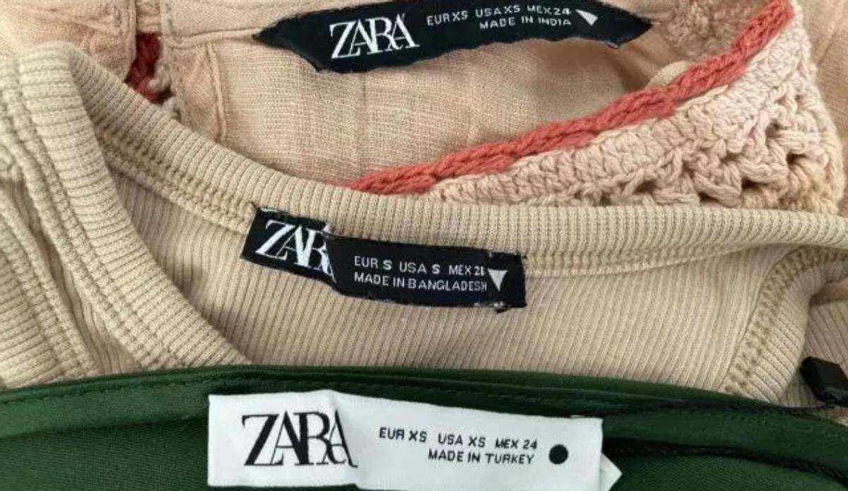 Las etiquetas de Zara tienen un código secreto