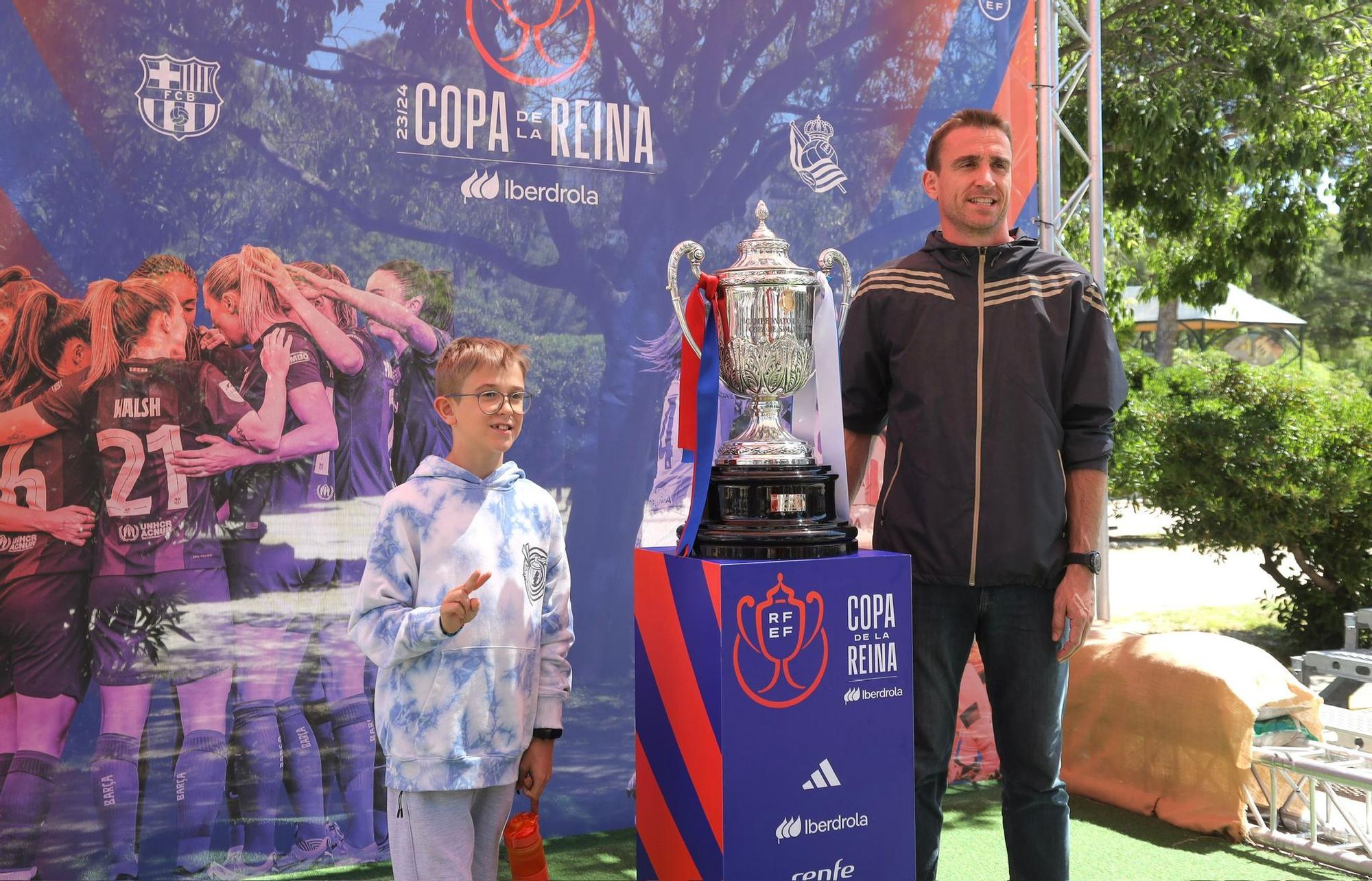 En imágenes | La fiebre de la Copa de la Reina inunda el parque Labordeta