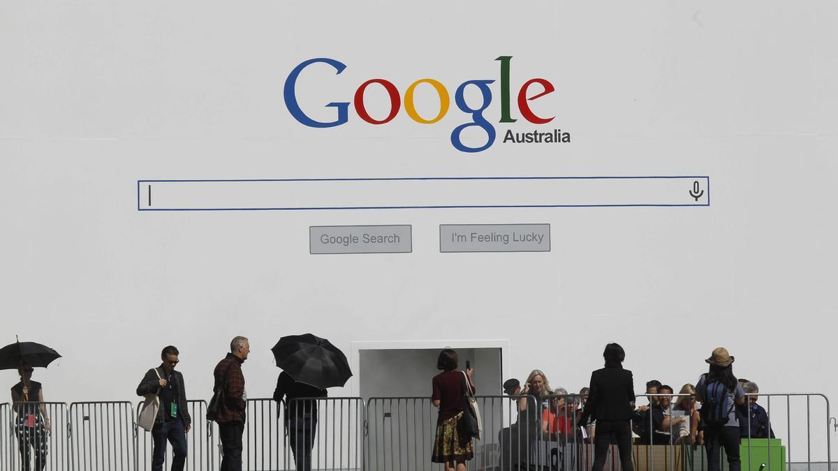 El motor de búsqueda de Google.
