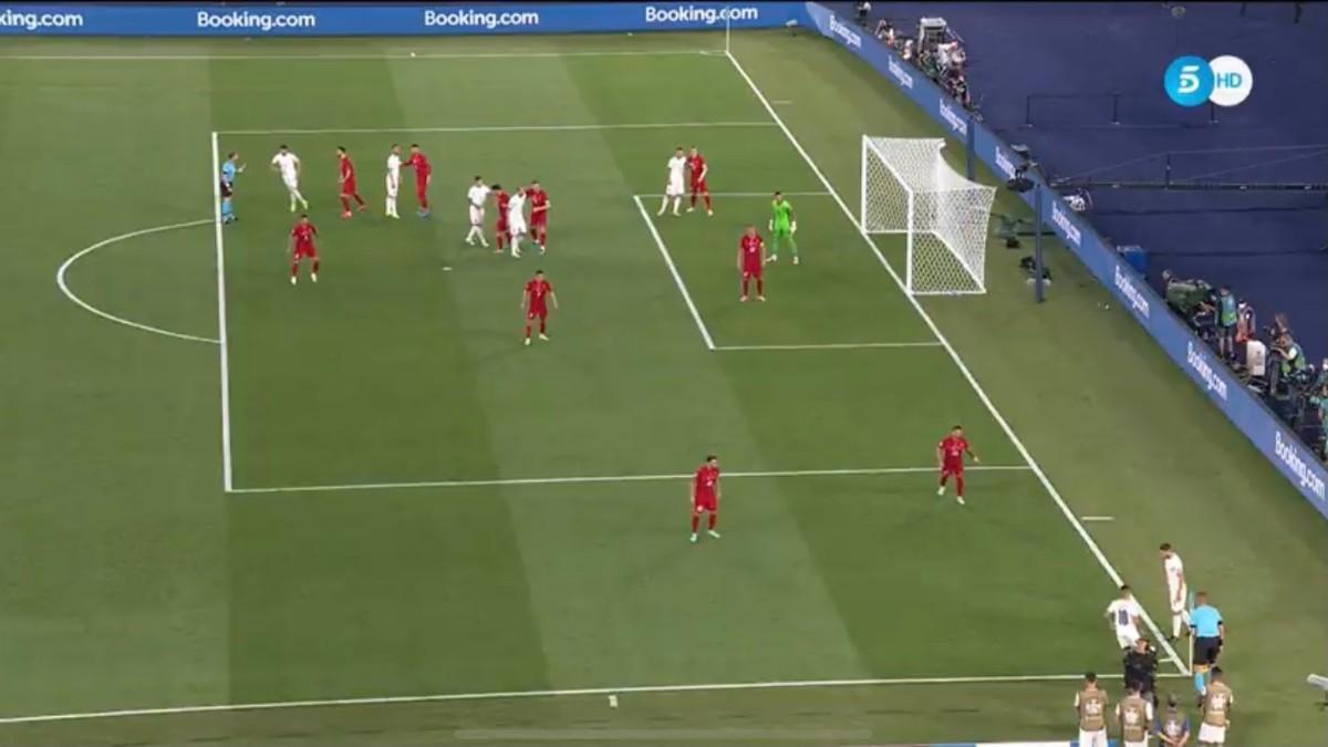 Así fue la jugada de Italia en el partido inaugural de la Eurocopa