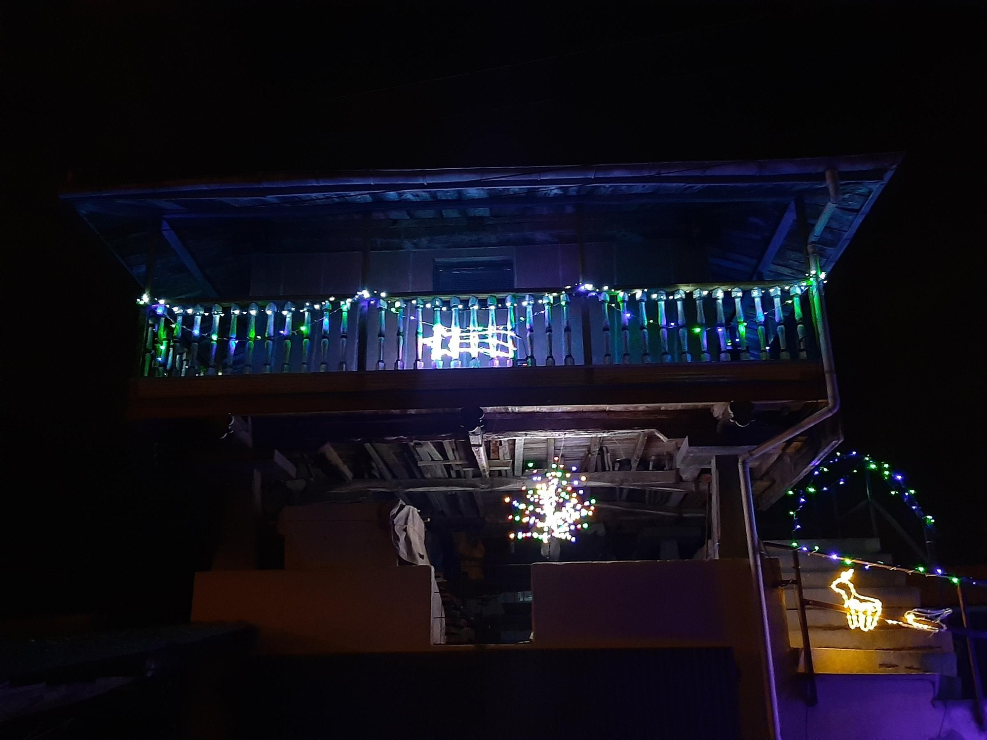 Así brilla Ables en Navidad: la decoración de sus casas, en imágenes