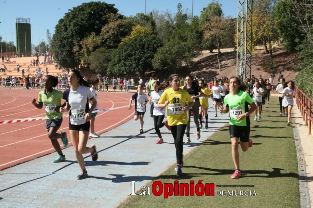 Final Cross Escolar de Lorca. Alevín femenino