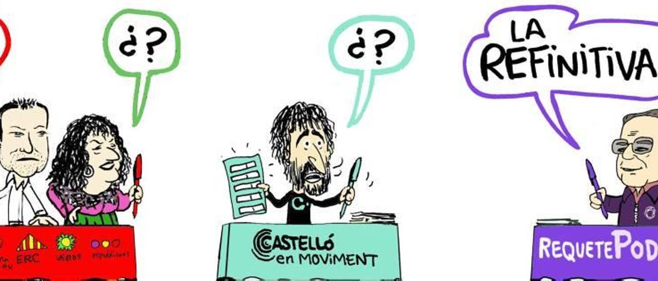 «Castelló en moviment» ha cumplido su objetivo y ha recogido más de las 3.000 firmas necesarias para presentarse como agrupación de electores en las municipales. Ayer hizo entrega de 3.333 firmas validadas, teniendo en la recámara otras 400. Esta campaña se ha prolongado durante dos semanas y han participado 53 personas. Su objetivo en las elecciones será «protagonizar el cambio» en el Ayuntamiento de Castelló, según el cabeza de lista, Xavi del Señor.