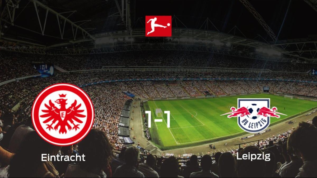 El Eintracht Frankfurt salva un punto ante el RB Leipzig (1-1)