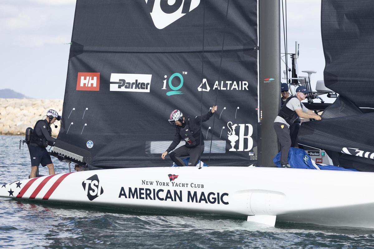 La Copa América de vela iza las velas en Vilanova i la Geltrú