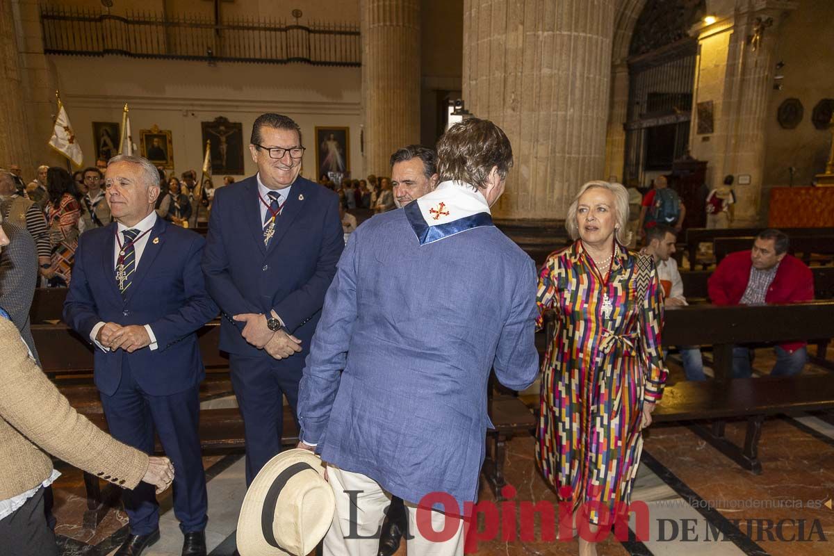 La orden Constantiniana de San Jorge peregrina a Caravaca