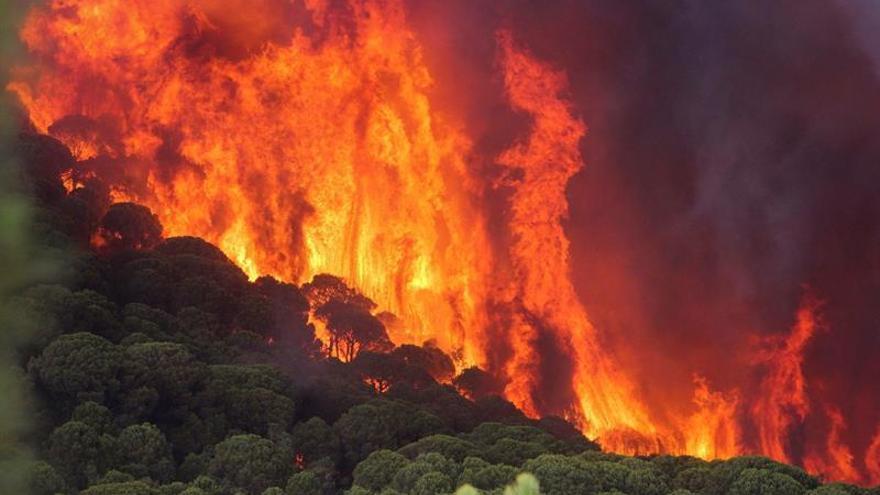 Imagen de archivo de un incendio anterior.