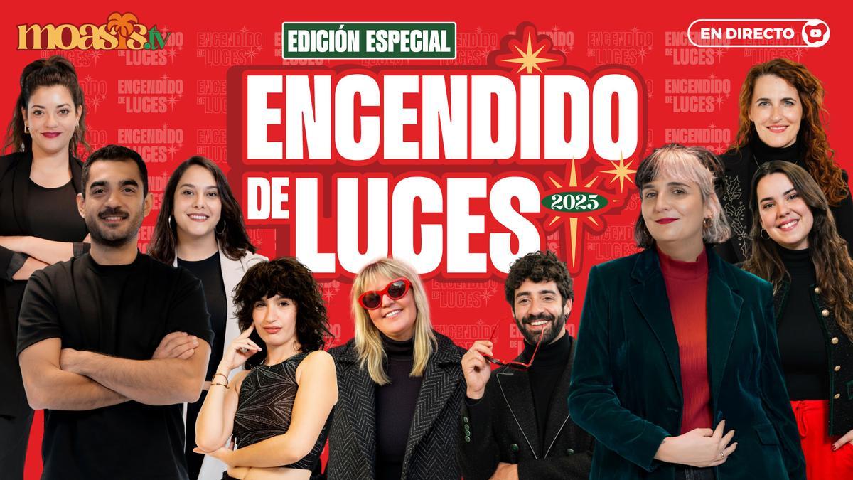 Juan Ernesto Ybarra, director de Moasis TV junto a su equipo.