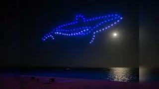 Un espectacle amb drons a Lloret de Mar, premiat internacionalment