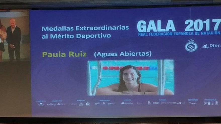 La malagueña Paula Ruiz, reconocida por la RFEN por sus méritos deportivos