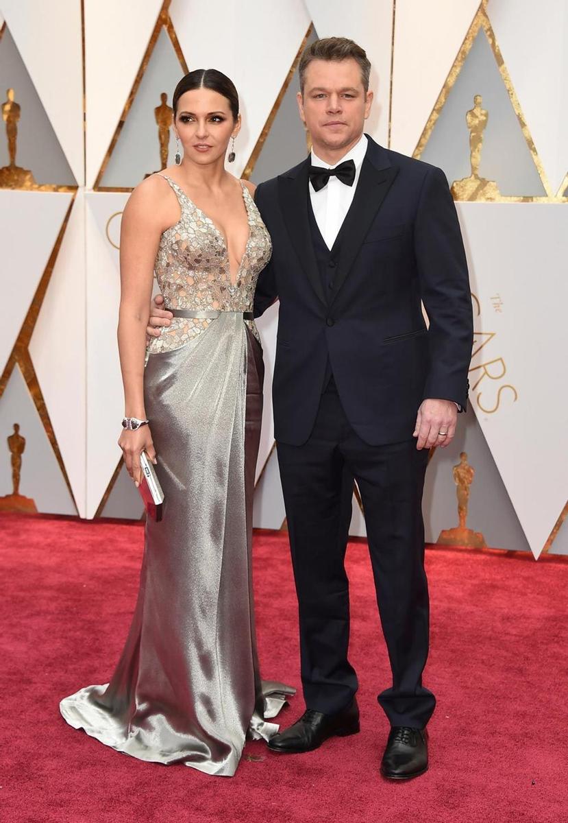 Oscar 2017: Luciana Barroso y Matt Damon