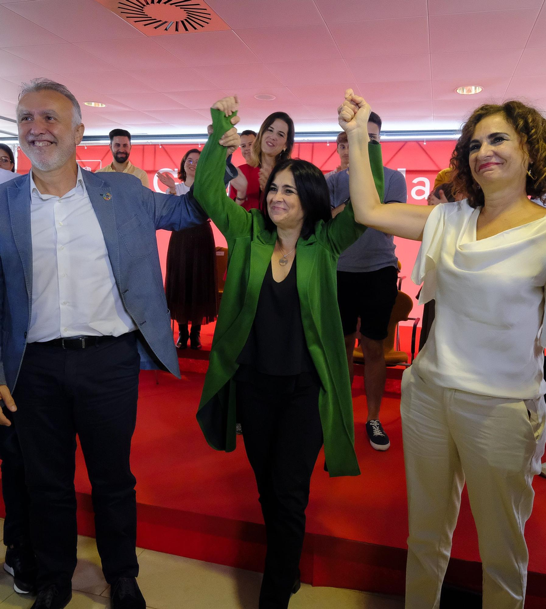 Carolina Darias presenta su candidatura a la alcaldía de la capital grancanaria