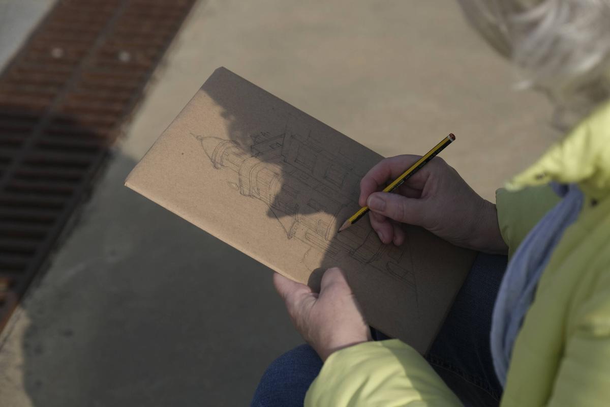 Les imatges de la 3a trobada de Urban Sketchers del Bages