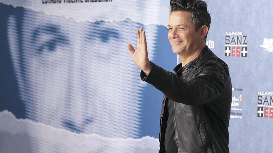 Alejandro Sanz en la presentación del concierto &quot;Más es más&quot;. // Efe