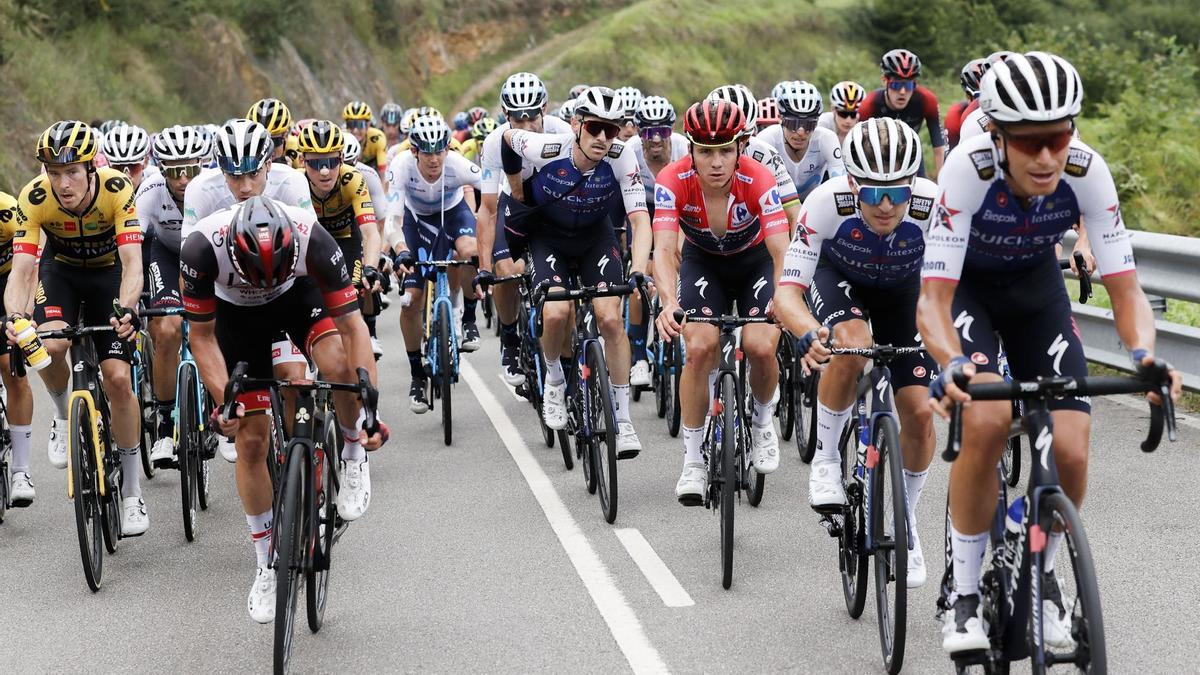 Una imagen de la octava etapa de la Vuelta España.