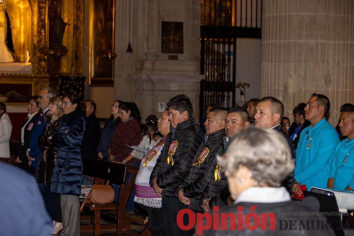 La comunidad ecuatoriana en Caravaca celebra la Virgen de ‘El Quinche’