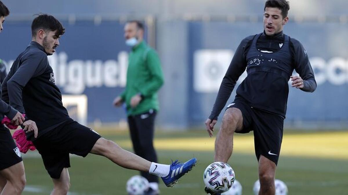 Pablo Chavarría, en un entrenamiento.