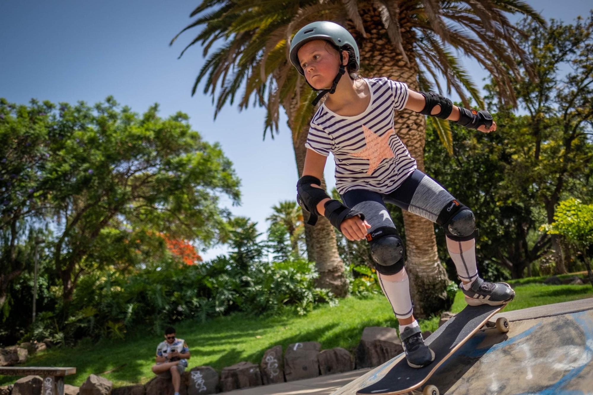 Taller de skate en el parque de La Granja